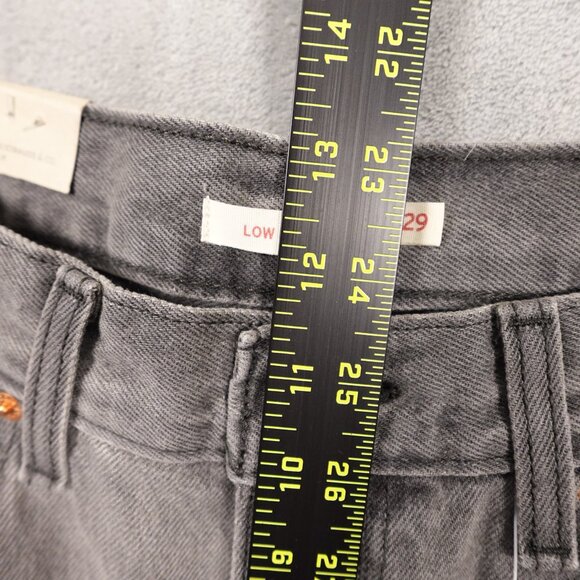 Levi's Jeans Low Pro Straight women's 29 grey denim red tab NEW NWT 90's retro - Picture 5 of 13